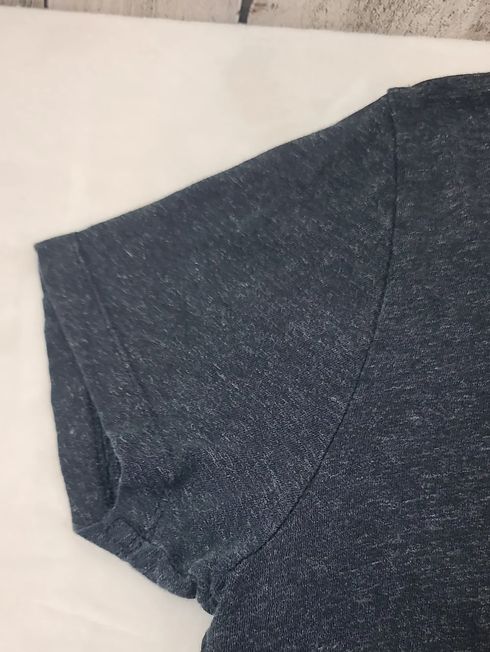 J Crew Mens' Soft Knit Cotton V-Neck Relaxed Field Knit Short Sleeve Tee Black
